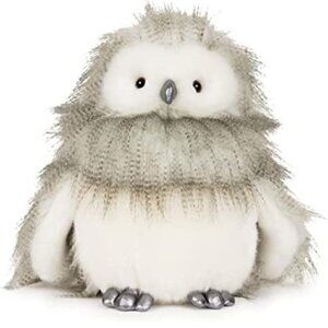 Like New Gund Hibou Fuzzy Stuffed Owl